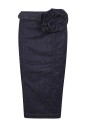 jupe-bleue-confort-style-decontracte-ajuste