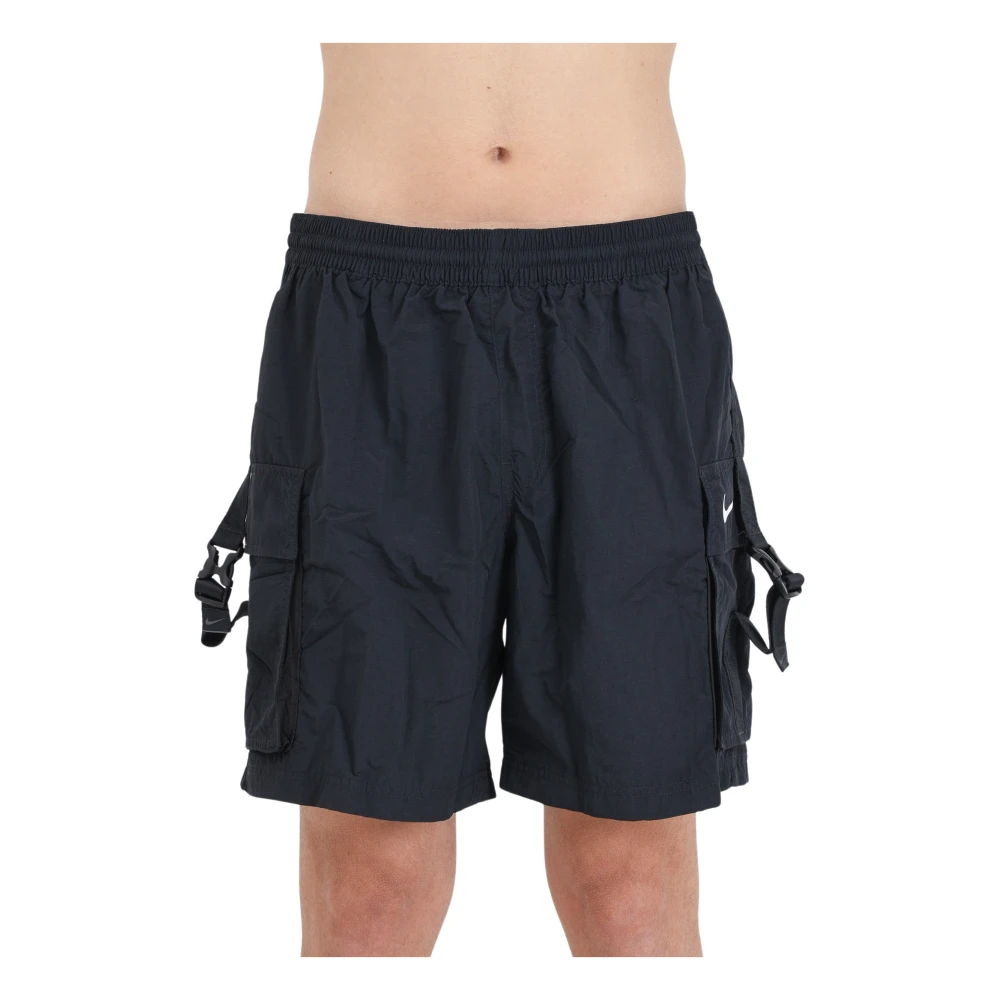 Nike Cargo Beach Shorts Zwart Black Heren