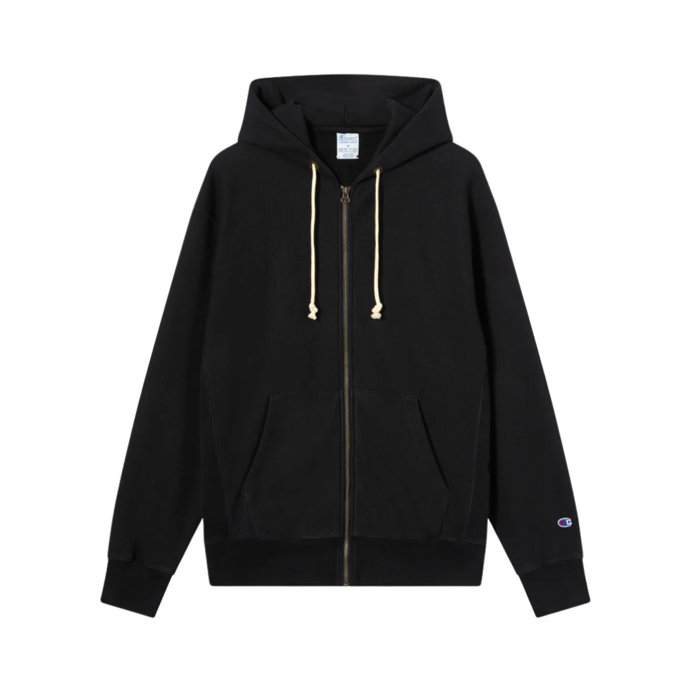 Champion Men's Black Zip-Throughs, Xl, Full-Zip Hoodie