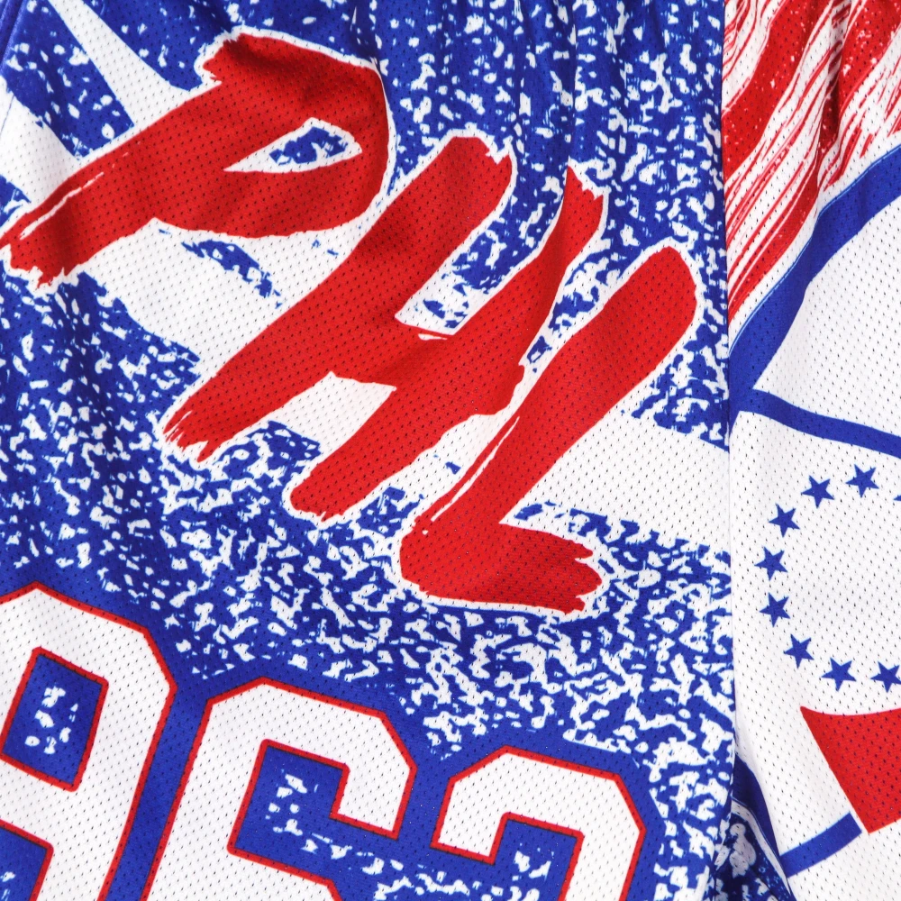 Mitchell & Ness NBA Jumbotron Sublimated Basketbalshorts Multicolor Heren