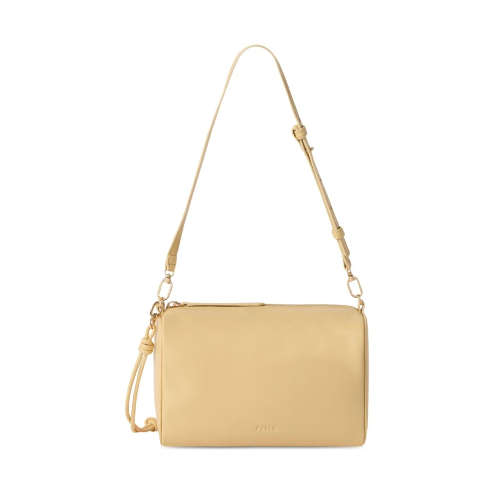 Furla Vrouw Geel Tassen Dames, One Size, Leer, Sfera Soft Mini