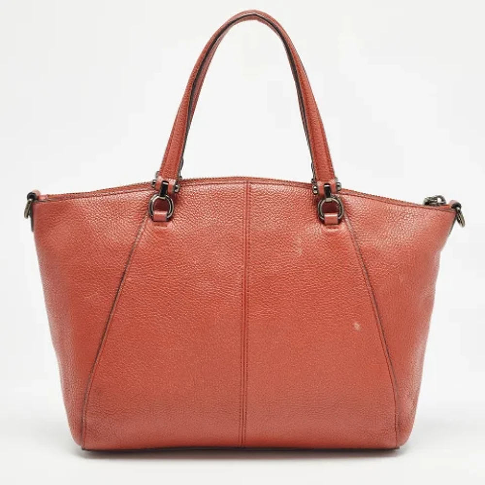 Coach Pre-owned Leather shoulder-bags Brown Dames