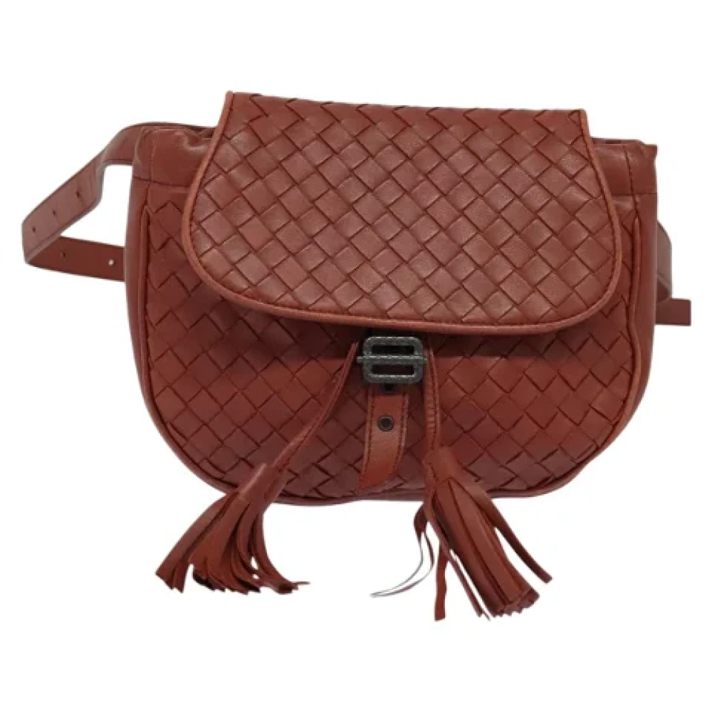 Pre-owned Leder crossbody-taschen - Bottega Veneta Vintage - Modalova
