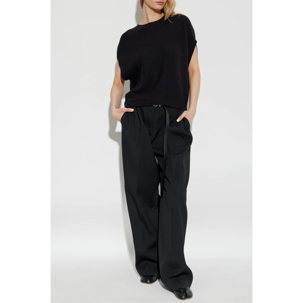 Emporio Armani Ronde hals trui Black Dames