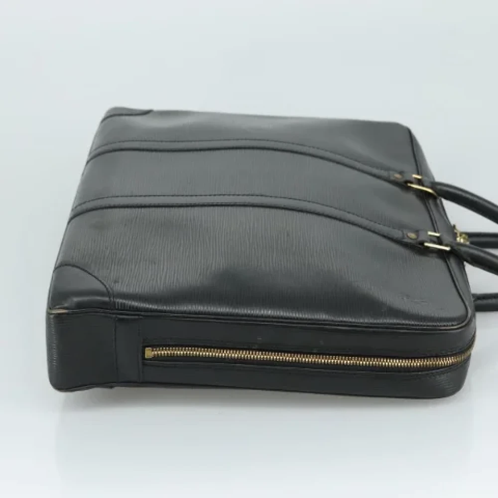 Louis Vuitton Vintage Pre-owned Leather briefcases Black Dames