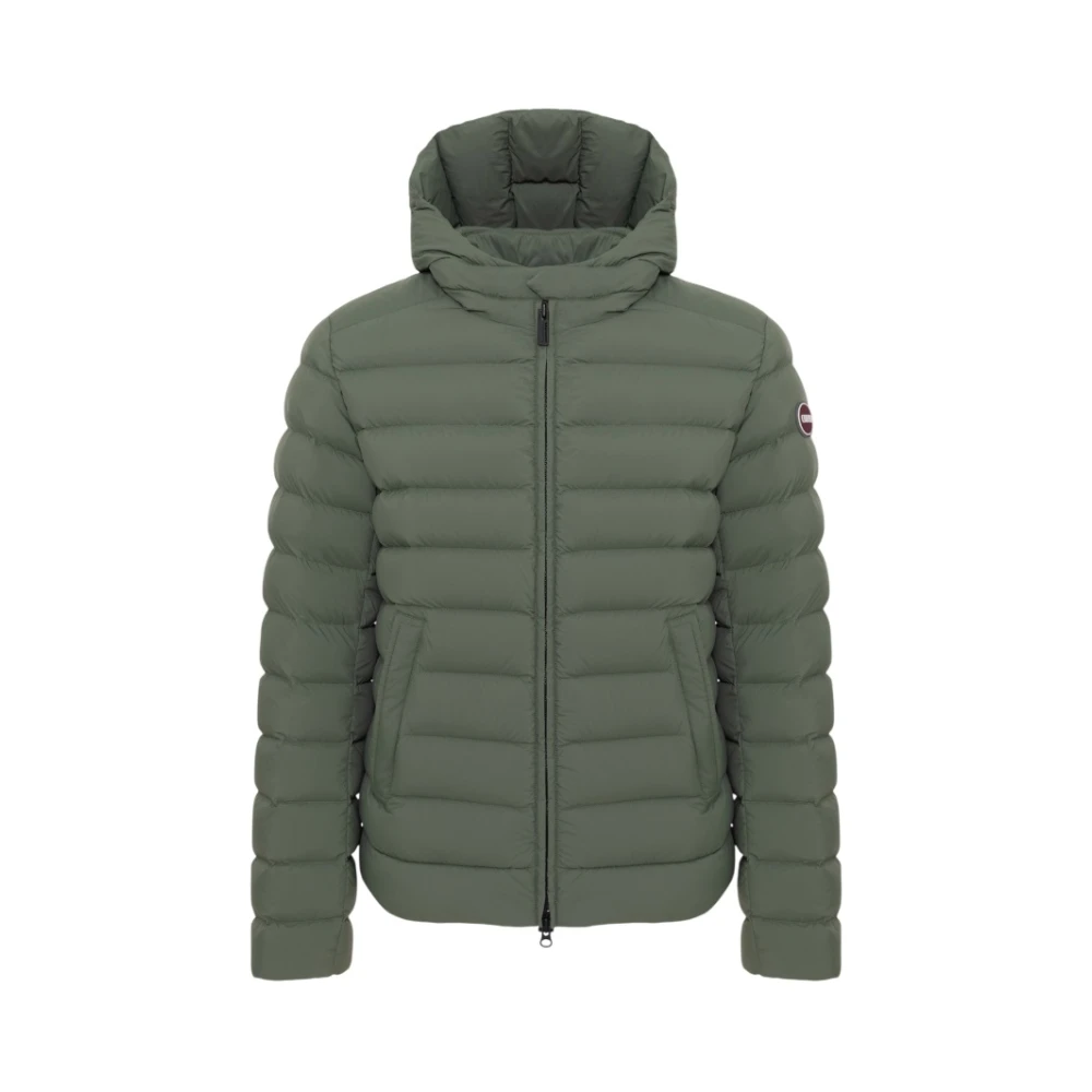 Colmar Men's Green Down Jackets, L, Jacket Aw25 Extra Slim Fit