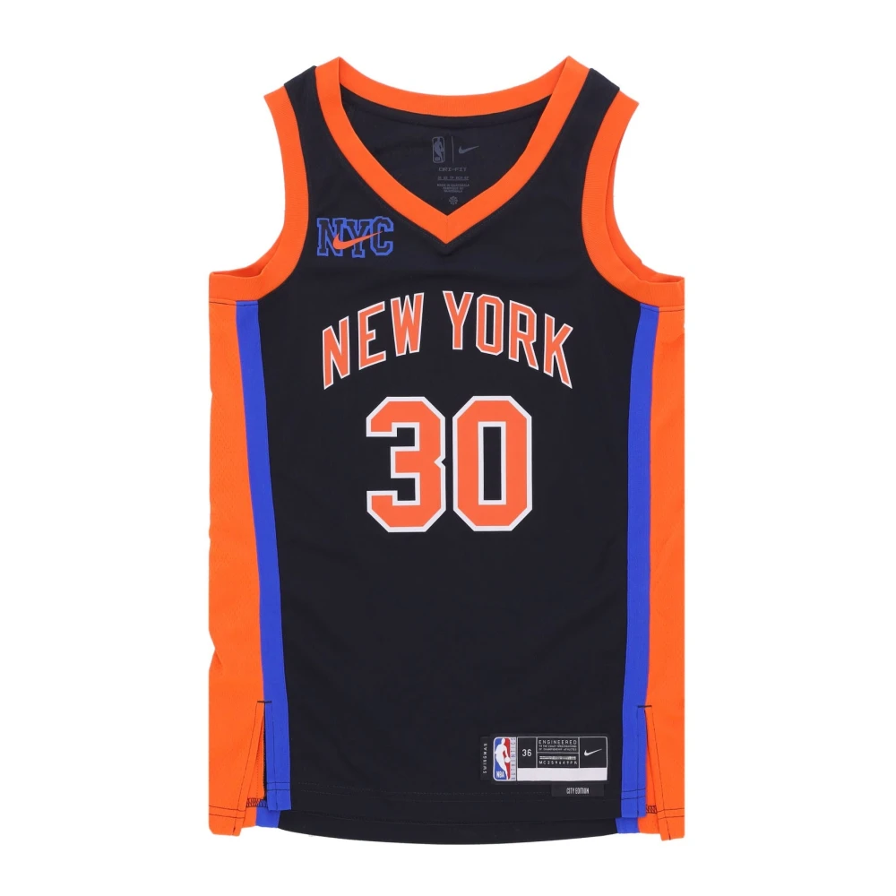 Nike City Edition Basketball Tank Top Julius Randle Black Heren