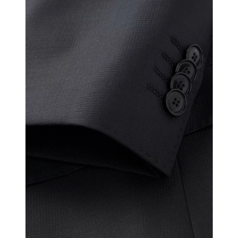 Boss Slim Fit Single-Breasted Pak Black Heren