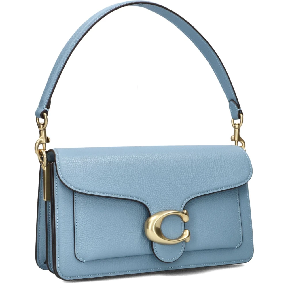 Coach Elegante Blauwe Schoudertas Blue Dames