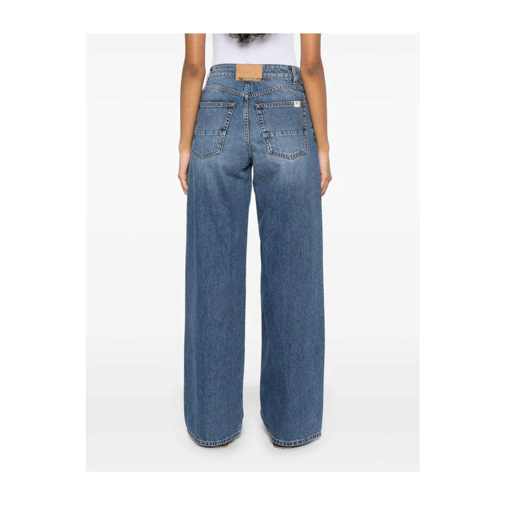 Semicouture Blauwe Jeans voor Vrouwen Blue Dames