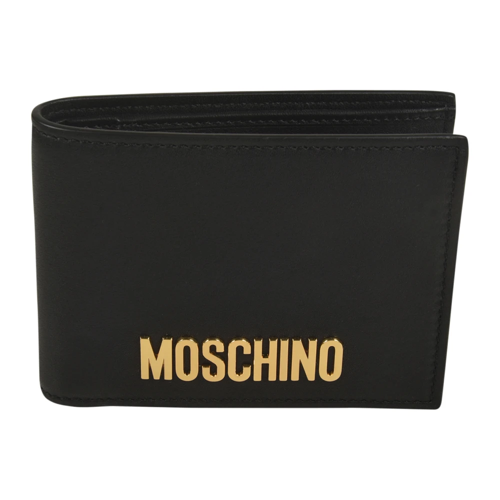 Moschino Stijlvolle Portemonnees Collectie Black Heren