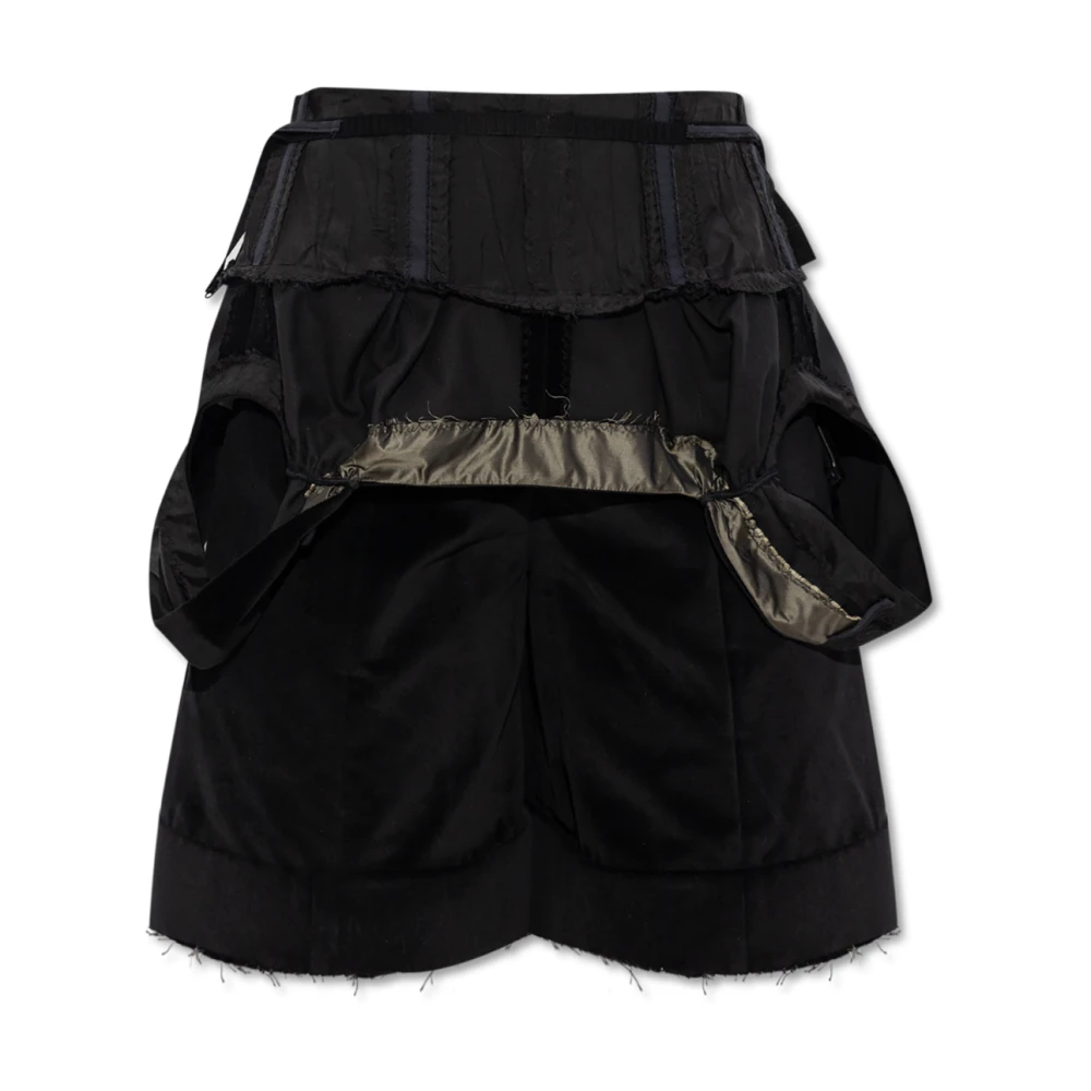 Maison Margiela Shorts met de optie om als een jurk te dragen Black Dames