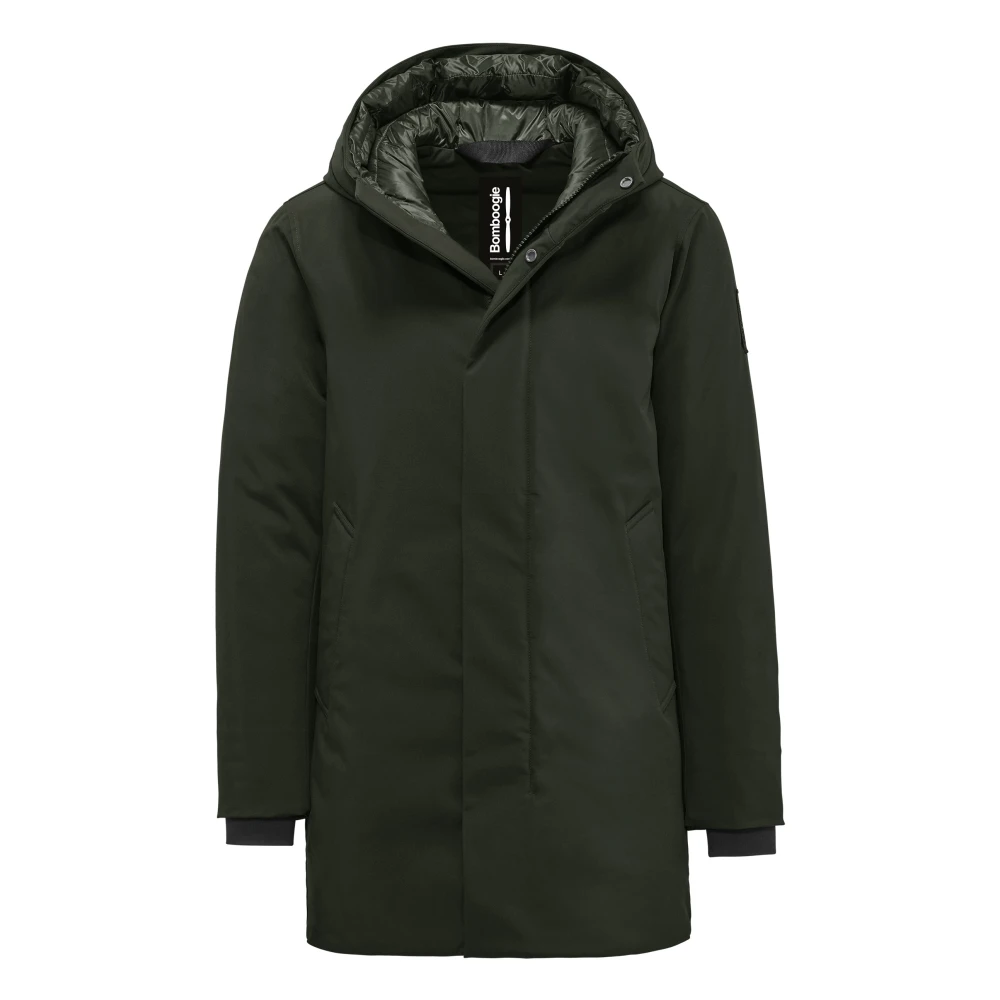 Bomboogie Homme Vert Manteaux, Taille: S Rain Vestes