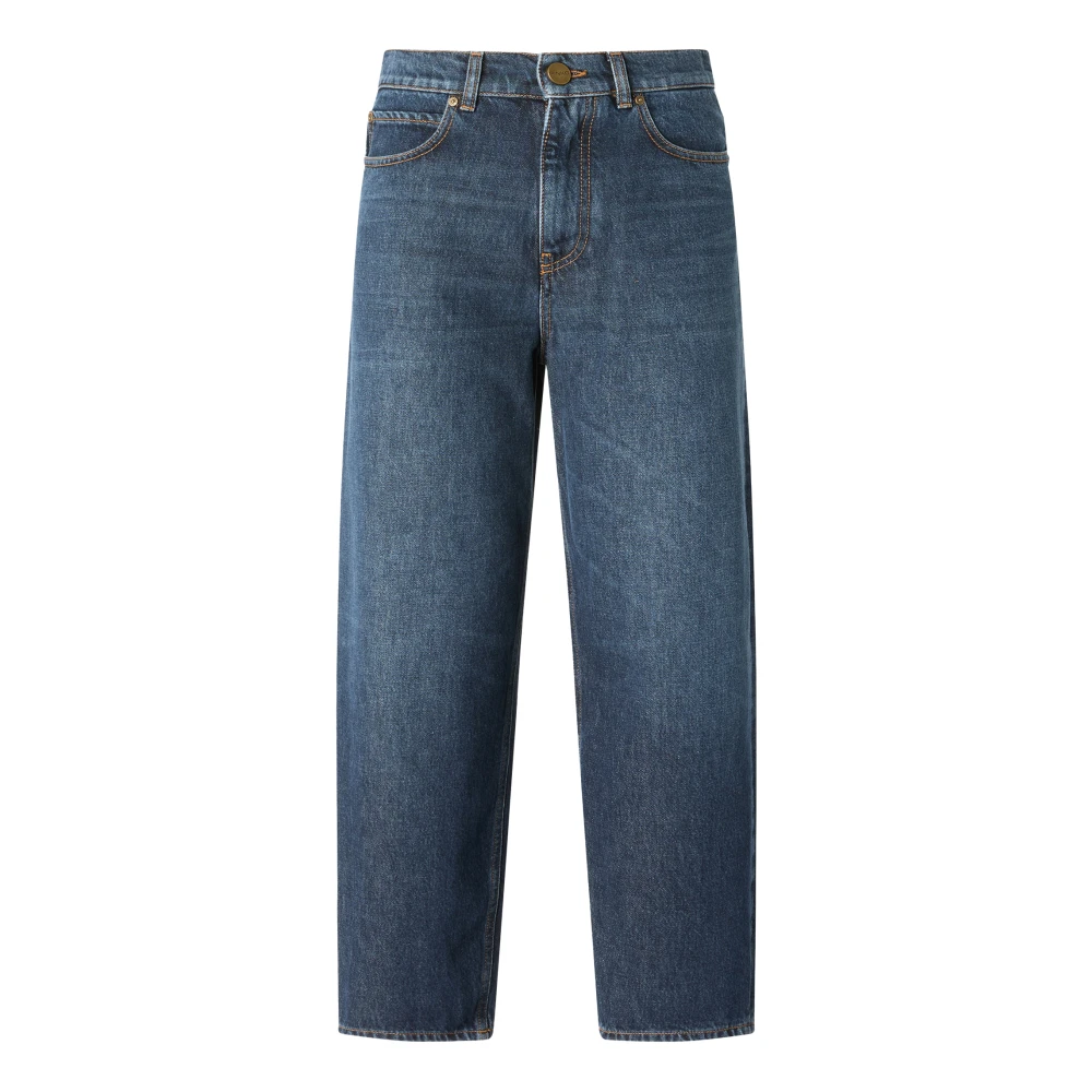 Pinko Blue Estelle Jeans - Female - Straight Fit Jeans - W28 - Jeans