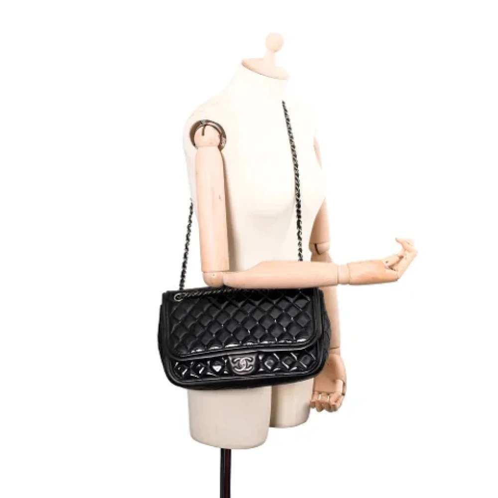 Chanel Vintage Pre-owned Leather chanel-bags Black Dames