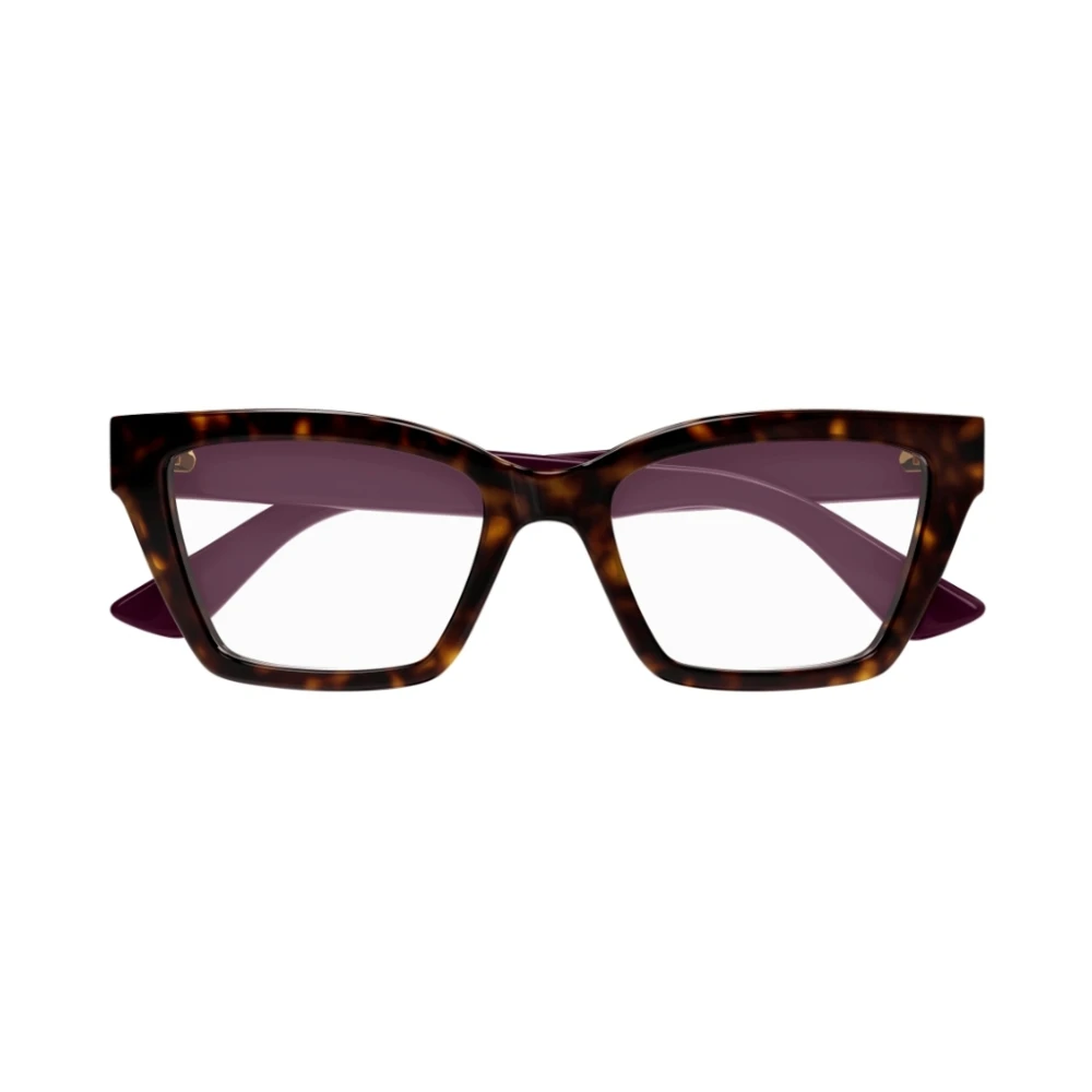 Gucci Minimalistische Cat-Eye Zonnebril Glamour Stijl Brown Unisex