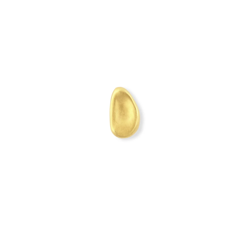 Cortana Yellow Mizar Izda- Oval Golden Earring - Female - Earrings - One Size - Accessories