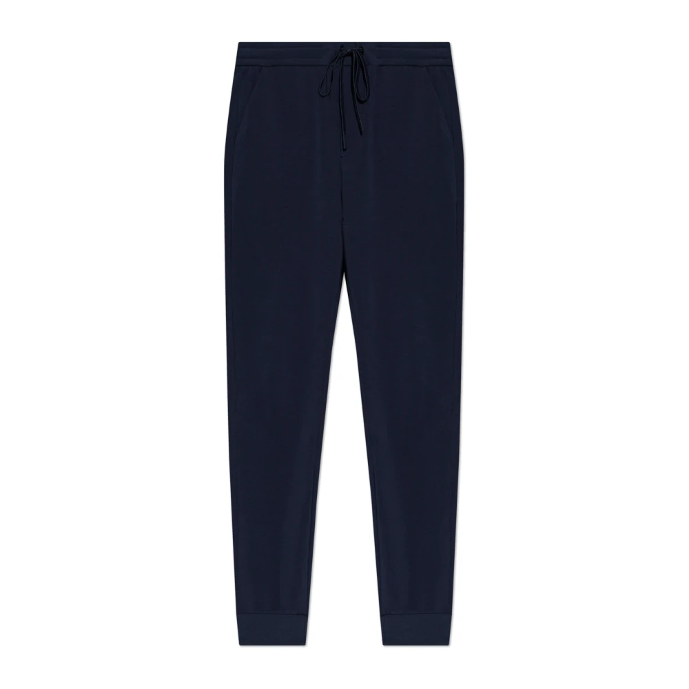Hanro Mannelijk Blauw Broeken Heren, M, Katoen, Trainingsbroeken