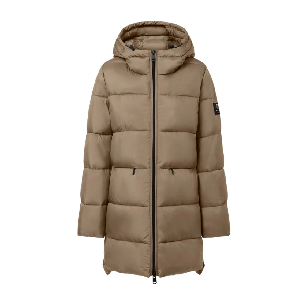 Ecoalf Beige Dames Pufferjas Beige Dames