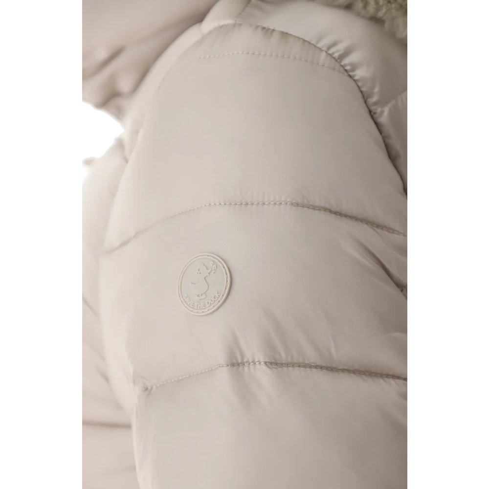 Save The Duck Down Coat Beige Dames