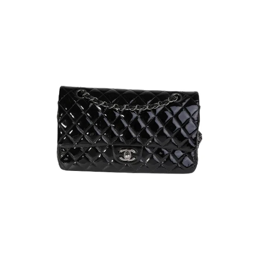 Chanel Vintage Pre-owned Leather crossbody-bags Gray Dames