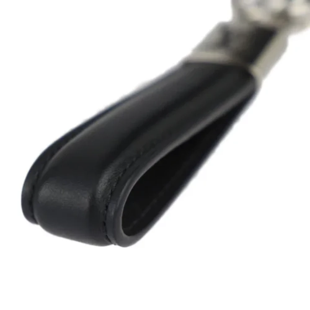 Louis Vuitton Vintage Pre-owned Leather key-holders Black Dames