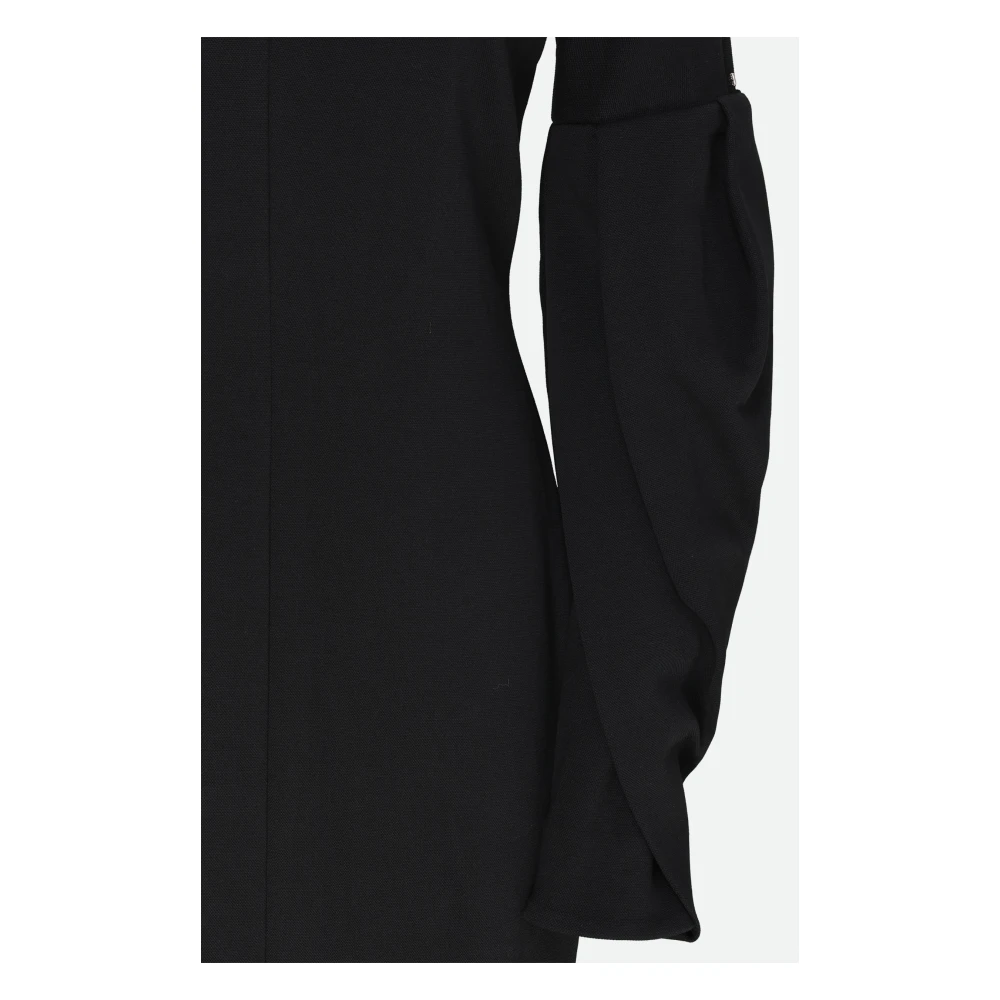 SPORTMAX Zwarte Jurk Black Dames