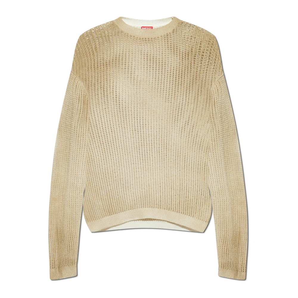 Diesel Sweater K-Skuat Beige Heren