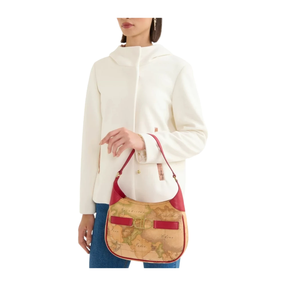 Alviero Martini 1a Classe Moderne 3D Geo Schoudertas Multicolor Dames