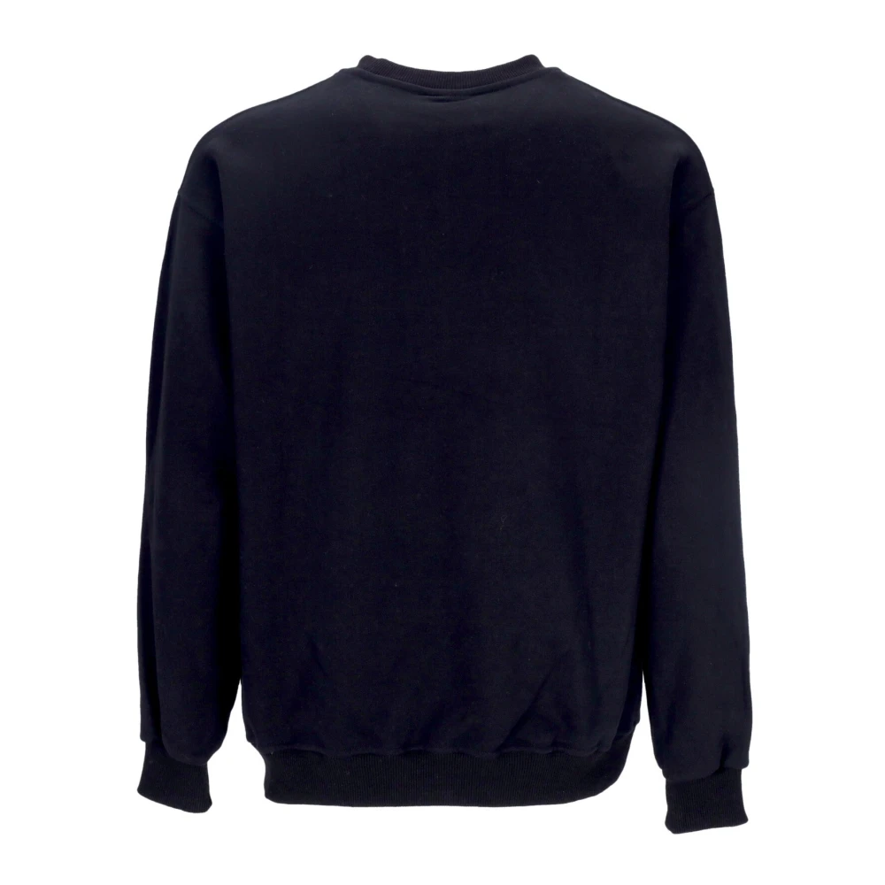 Usual Lokale Crewneck Zwarte Sweatshirt Black Heren