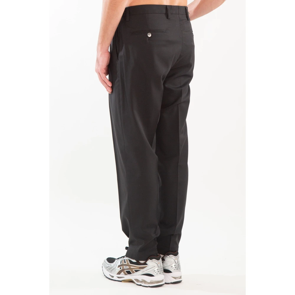 Briglia Verfijnde wollen broek in Portobello-stijl Black Heren