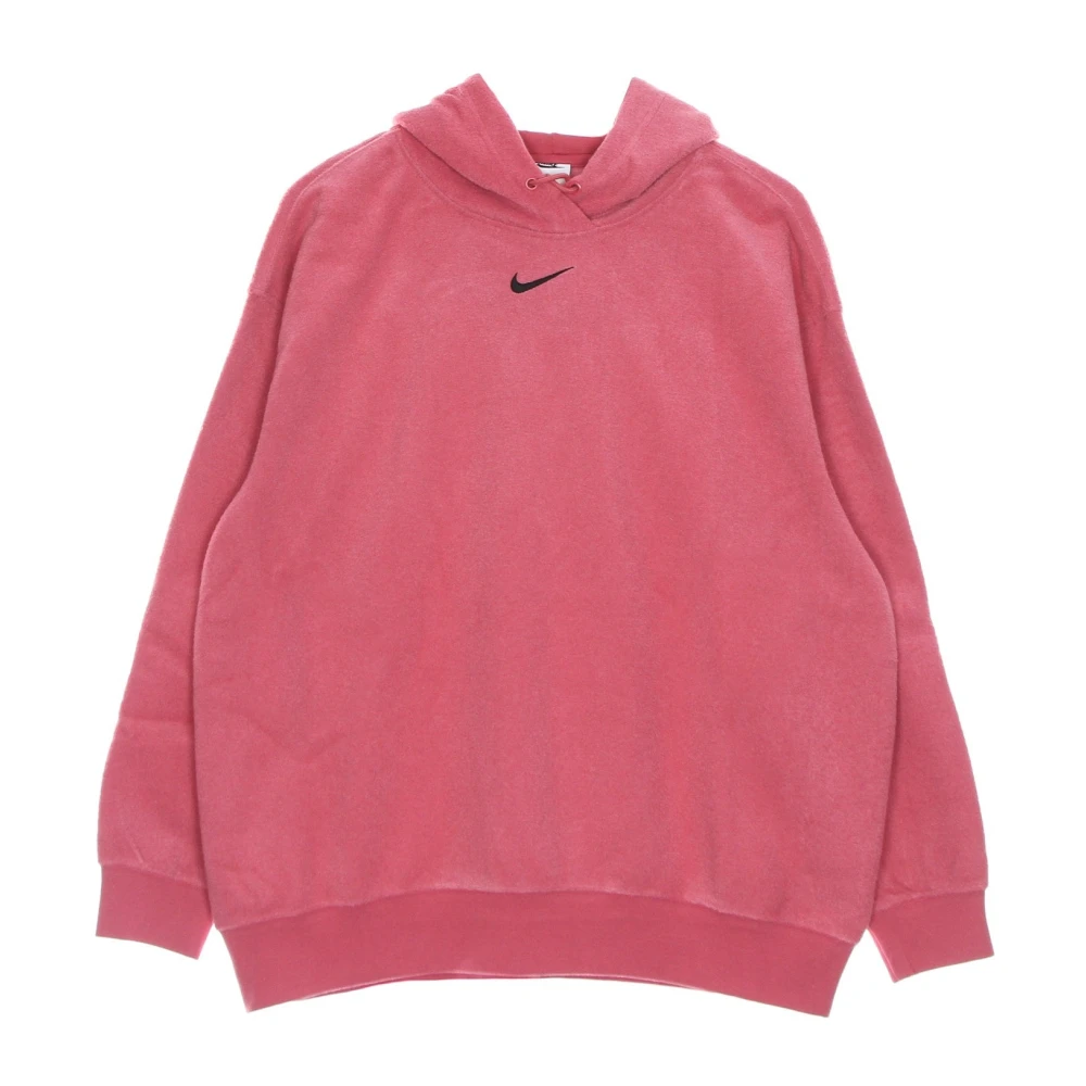 Nike Essential Plush Hoodie voor dames Pink Dames