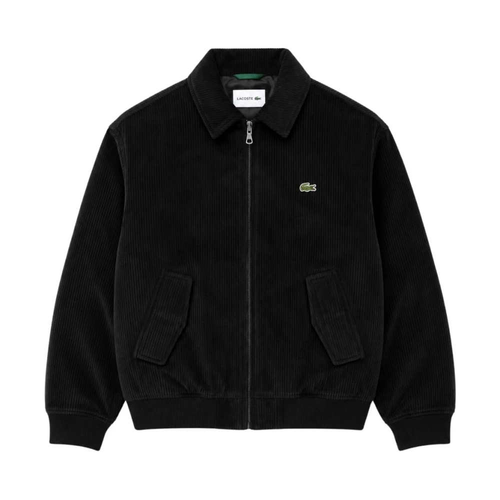 Lacoste Uomo Nero - Bh2994 Giacca Bomber Imbottita In Velluto A Coste - Jackets - Xl - Immagine 5