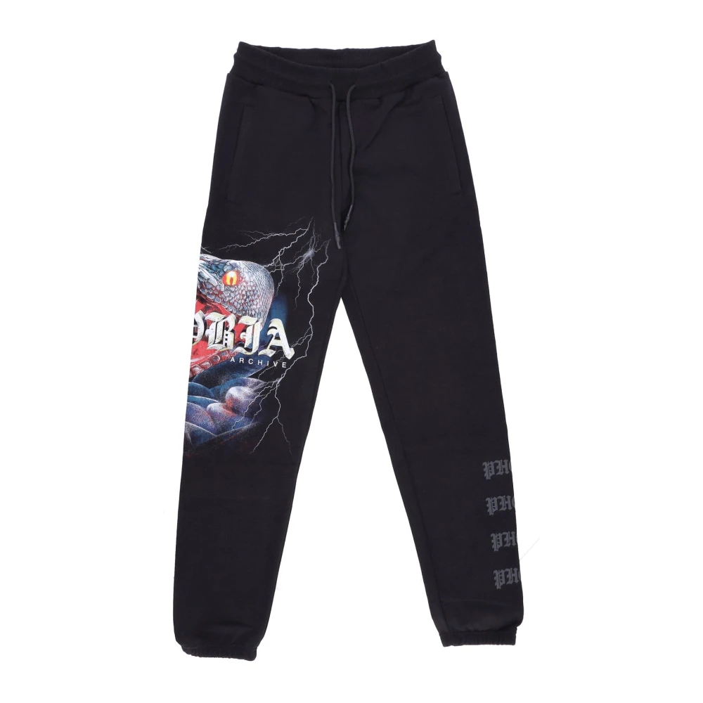 Phobia Archive Uomo Nero Pantaloni, Xs, New,