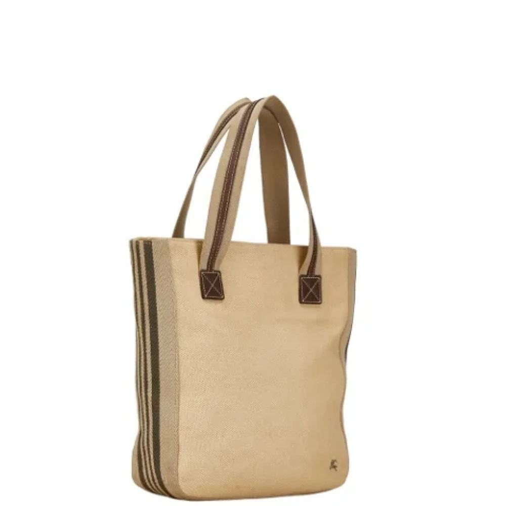 Burberry Vintage Pre-owned Canvas burberry-bags Beige Dames