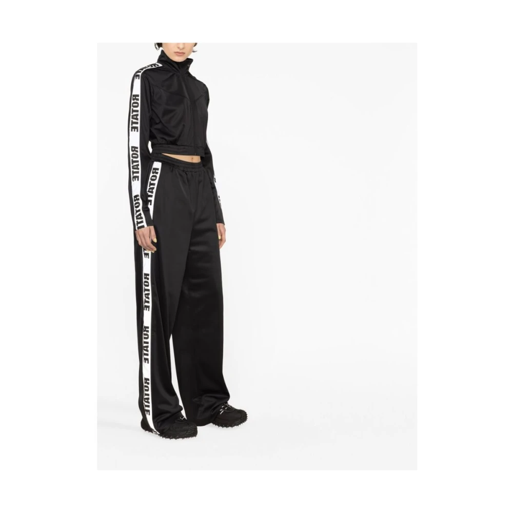 Rotate Birger Christensen Logo-tape Track Jacket Black Dames