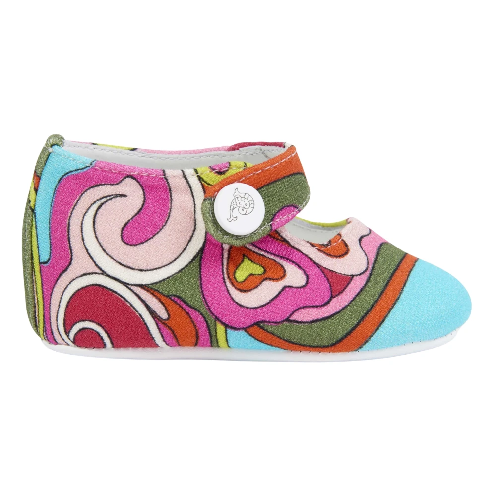 Pucci , Kids Indoor Shoes, Female, Multicolor, 9 M | 74 Cm, Pre-Walker Ballerinas - Image 3