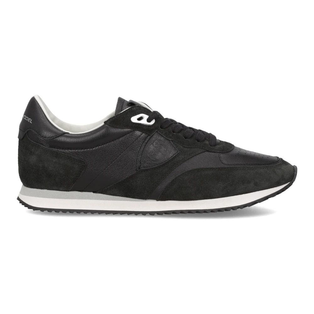 Philippe Model Men's Black Sneakers, 7 Uk, Blville Running