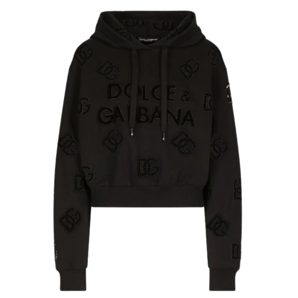 Dolce & Gabbana Sweatshirts & Hoodies Black Dames
