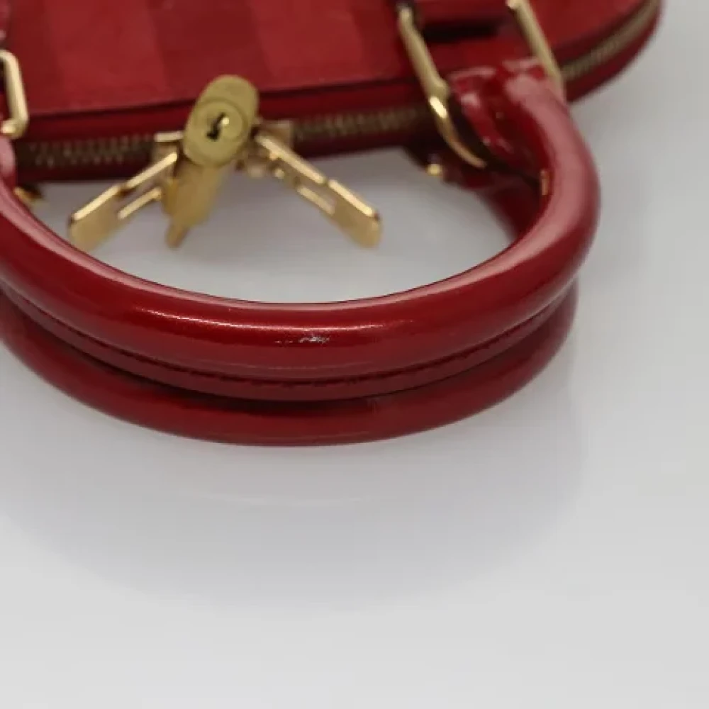 Louis Vuitton Vintage Pre-owned Leather handbags Red Dames