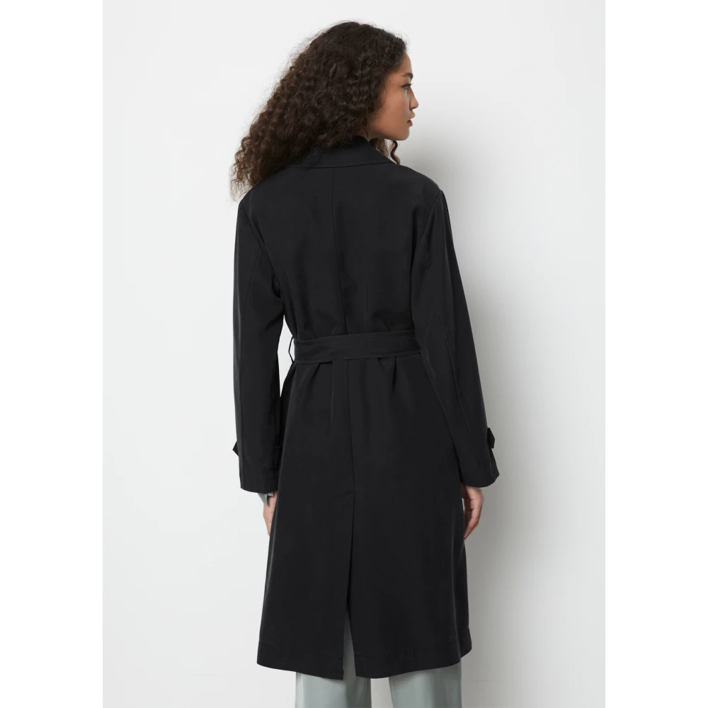 Marc O'Polo Flowing Car Coat regular Black Dames