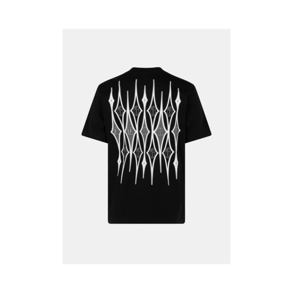 Amiri Argyle T-shirt Black Heren
