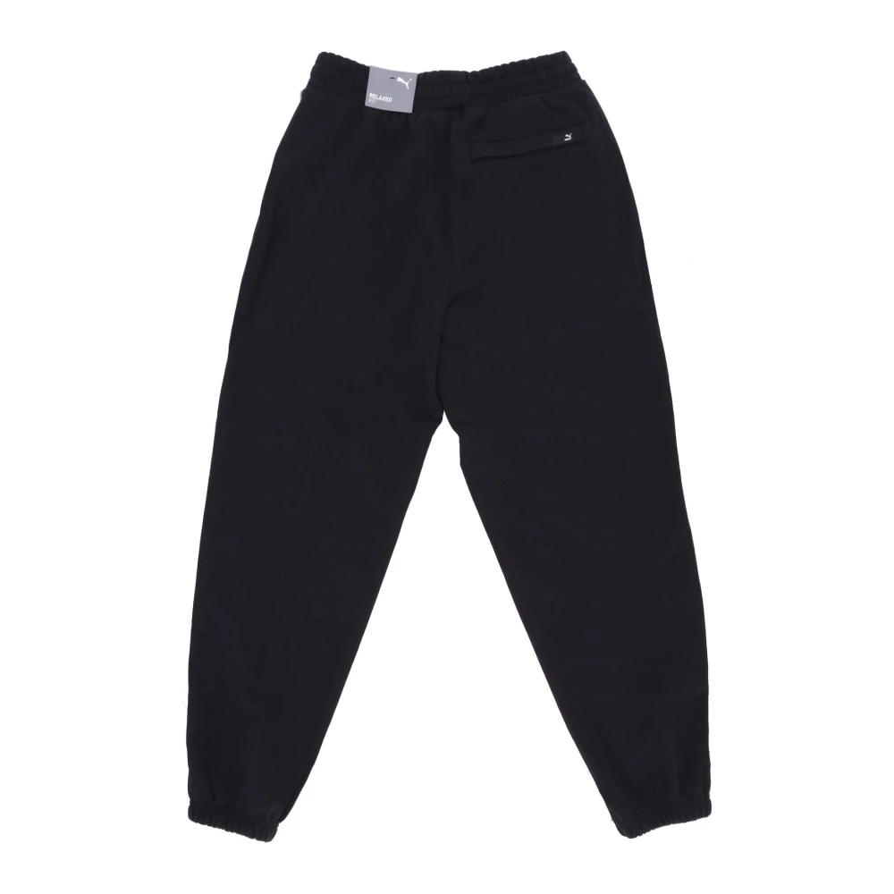 Puma Zwarte Downtown Sweatpants Elastische Taille Black Heren