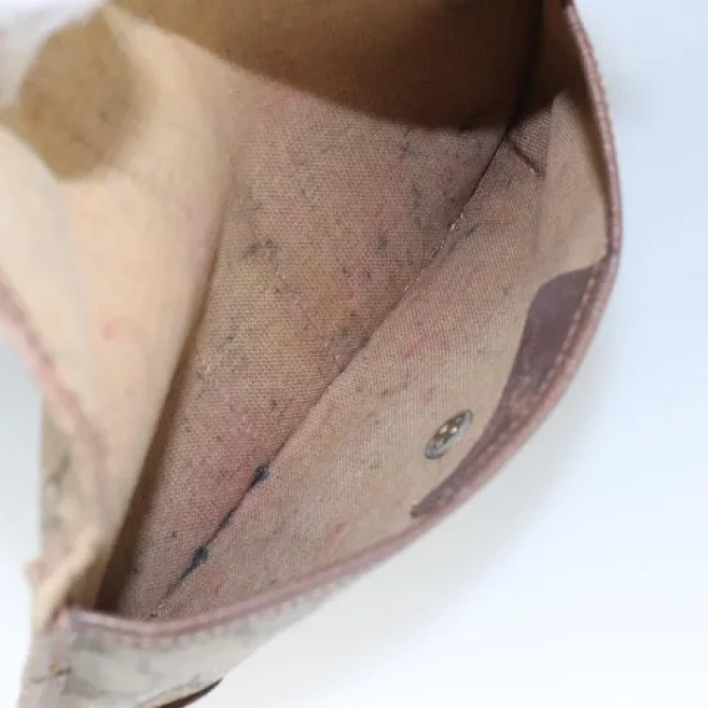 Gucci Vintage Pre-owned Canvas clutches Beige Dames