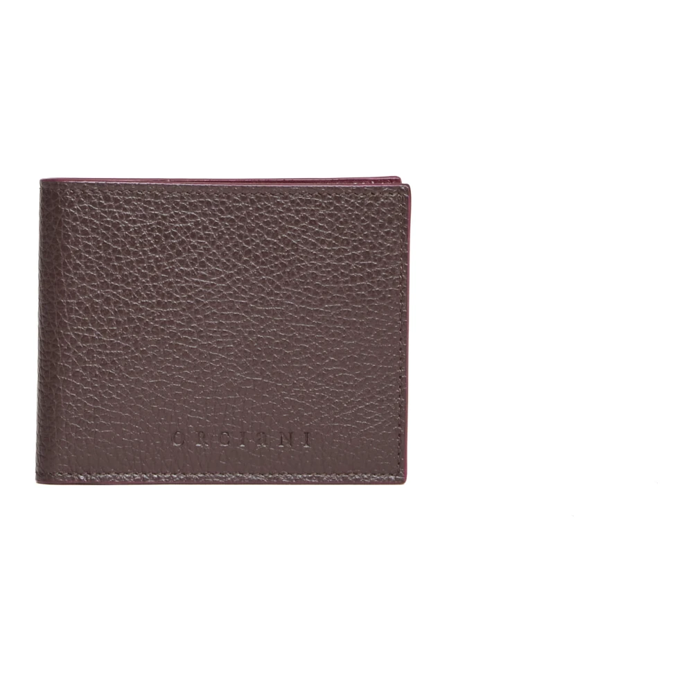 Orciani Mannelijk Bruin Accessoires Heren, One Size, Katoen, Micron Bicolor Wallet