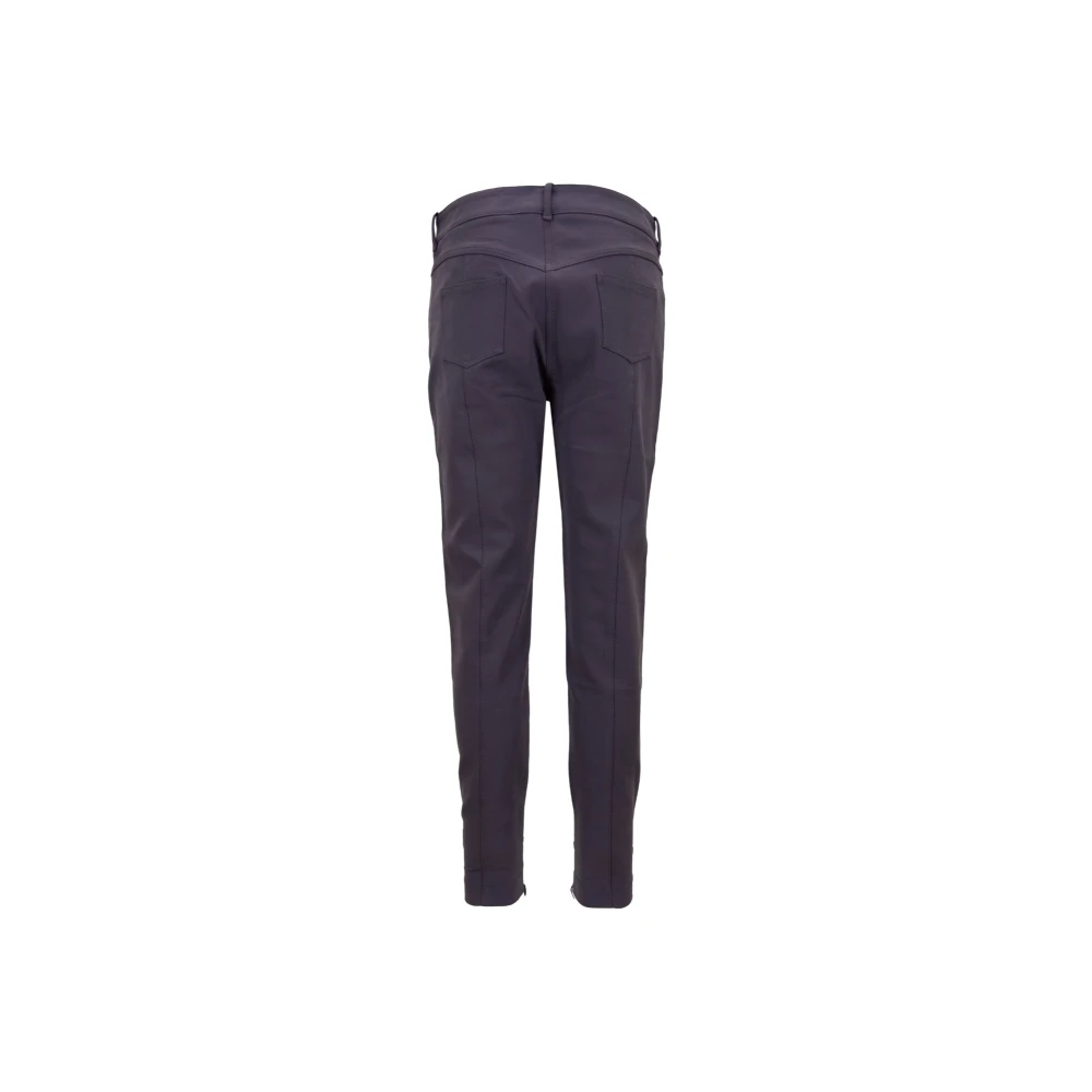 Elisabetta Franchi Rits Knoop Damesbroek Purple Dames