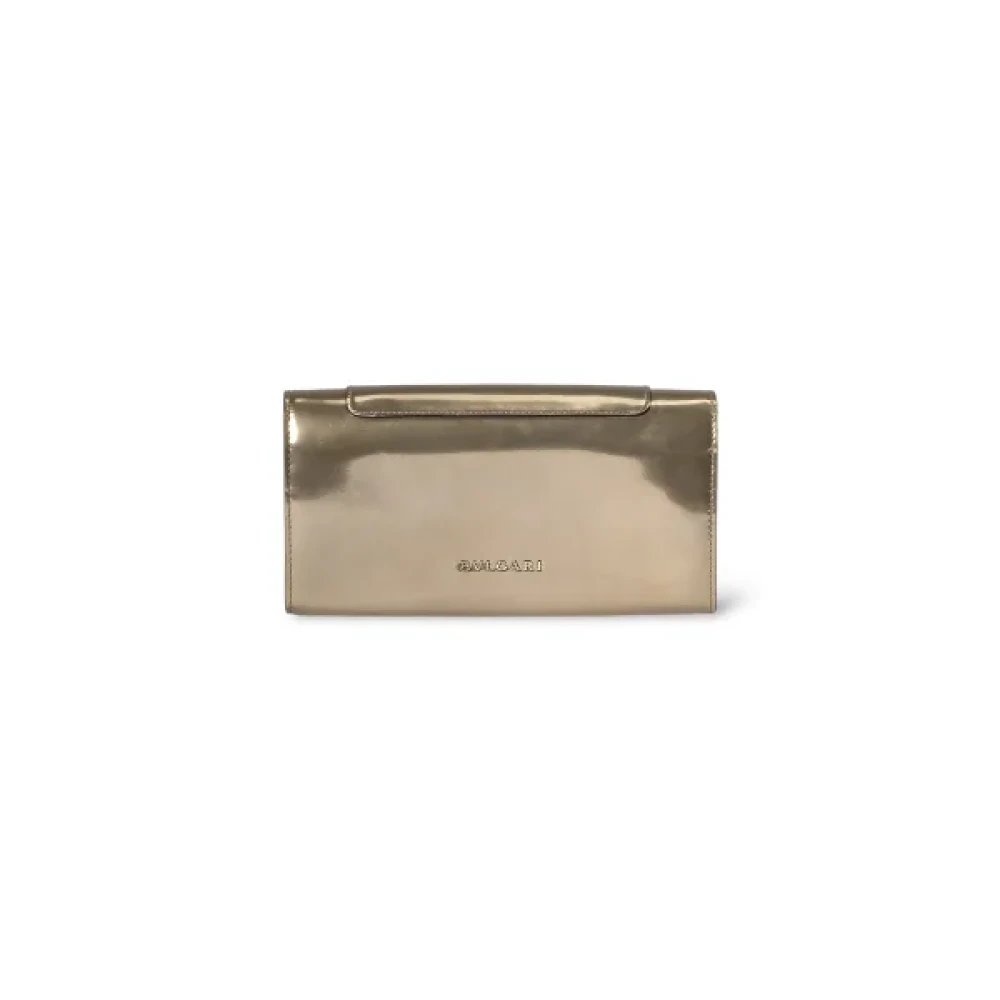 Bvlgari Vintage Pre-owned Fabric wallets Yellow Dames