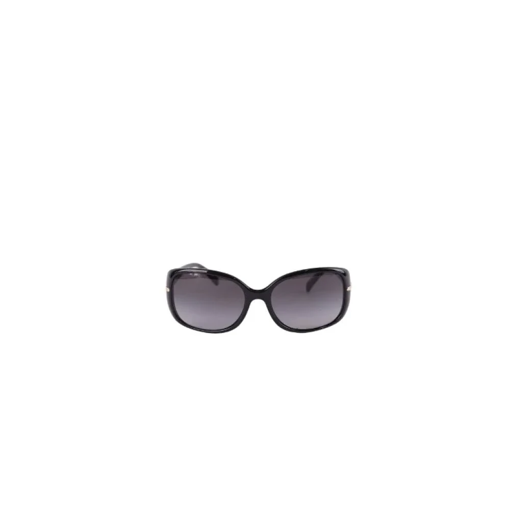 Prada Vintage Pre-owned Plastic sunglasses Black Dames