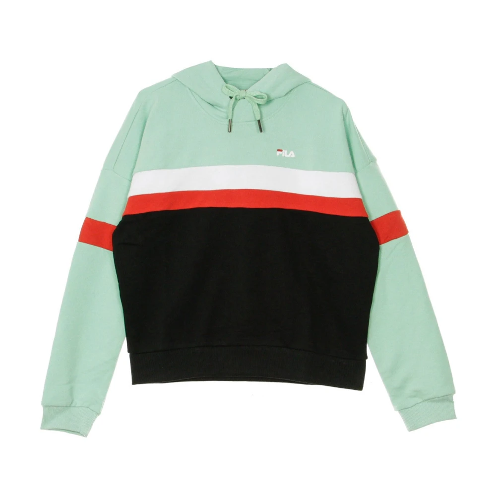 Fila Geknipte lichtgewicht hoodie Mist Groen Multicolor Dames