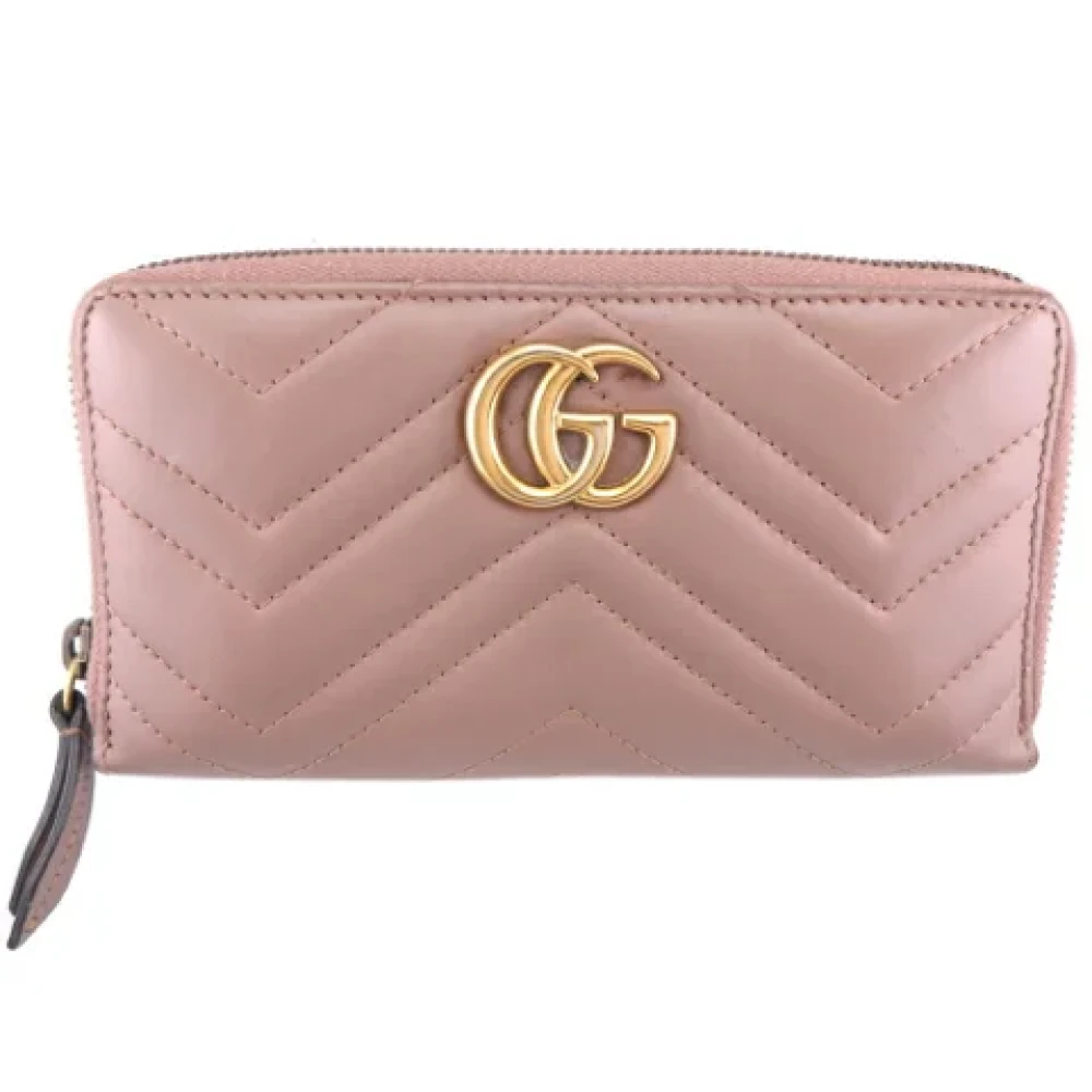 Gucci Vintage Pre-owned Leather wallets Pink Dames